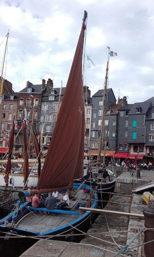 La Fleur D Honfleur Avec Son Parking Apartamento Exterior foto