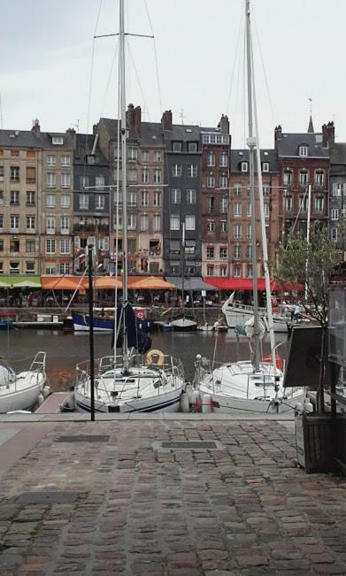 La Fleur D Honfleur Avec Son Parking Apartamento Exterior foto